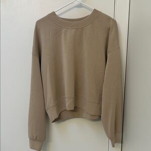 Lululemon Scuba Cropped Crewneck Sweatshirt